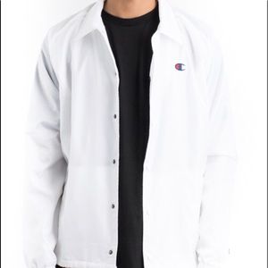 white champion coach jacket